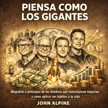 Portada de Piensa como los gigantes: Biografías y principios de los hombres que construyeron imperios y cómo aplicar sus hábitos a tu vida