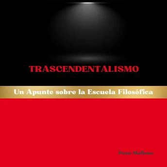 Portada de Trascendentalismo: Un Apunte Sobre La Escuela Filosófica