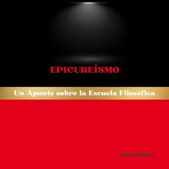 Portada de Epicureísmo: Un Apunte sobre la Escuela Filosófica, de Pons Malleus