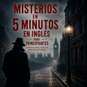 Portada de Misterios en 5 Minutos en inglés para principiantes: historias lentas y sencillas para aprender idiomas