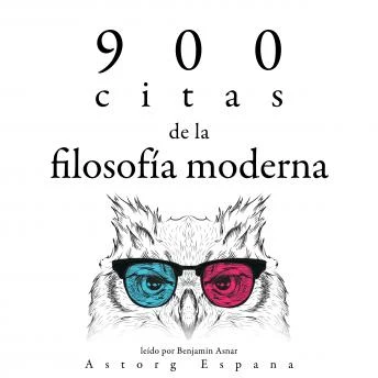 Portada de 900 citas de la filosofía moderna: Colección las mejores citas