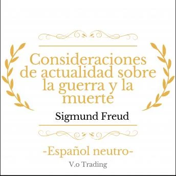 Portada de Consideraciones de actualidad sobre la guerra y la muerte, de Sigmund Freud