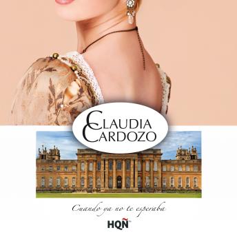 Portada de Cuando ya no te esperaba, de Claudia Cardozo