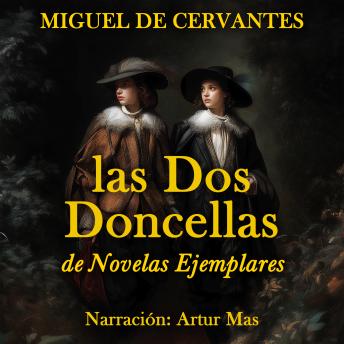 Portada de Las dos doncellas, de Miguel de Cervantes