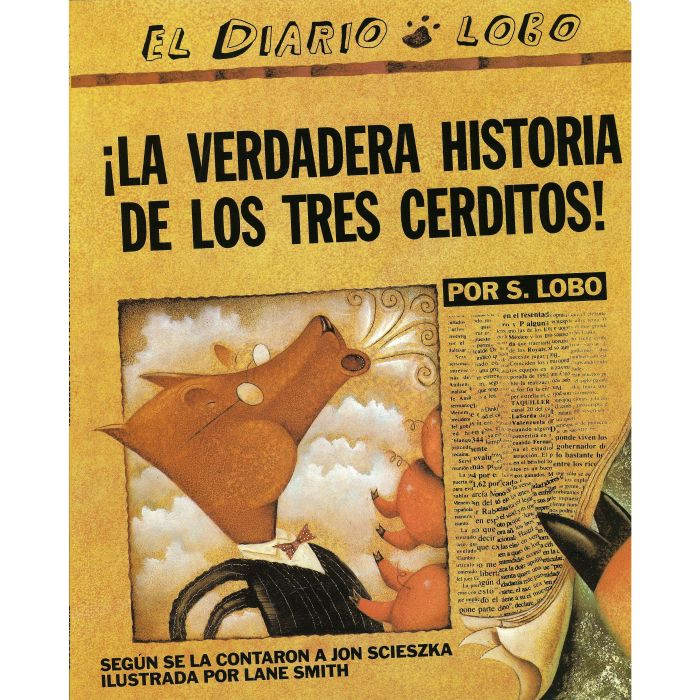 Portada de Verdadera Historia de los Tres Cerditos!, ¡La, de Jon Scieszka