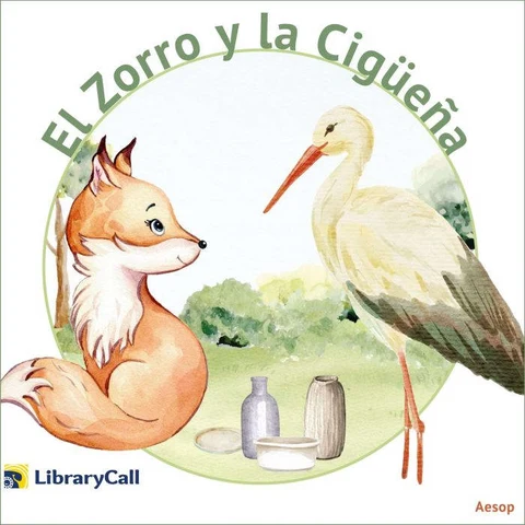 Portada de El Zorro y la cigüeña