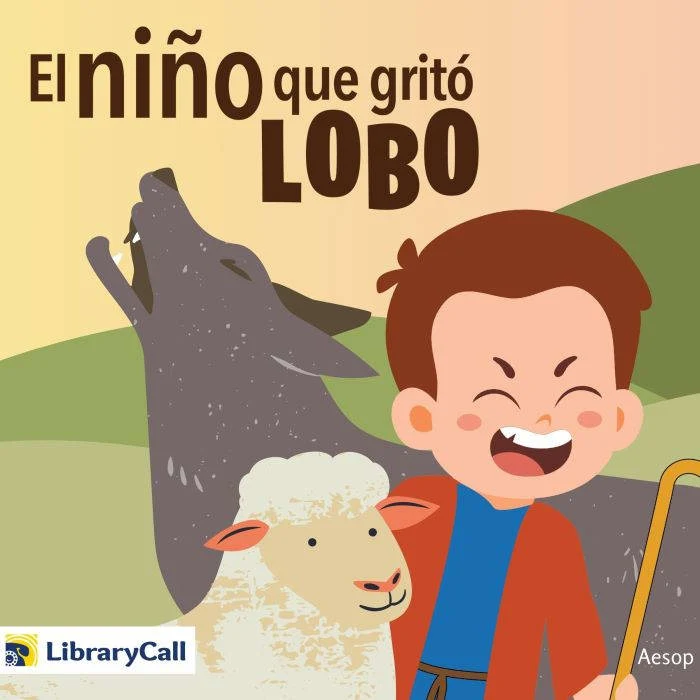 Portada de El niño que gritó lobo, de Aesop