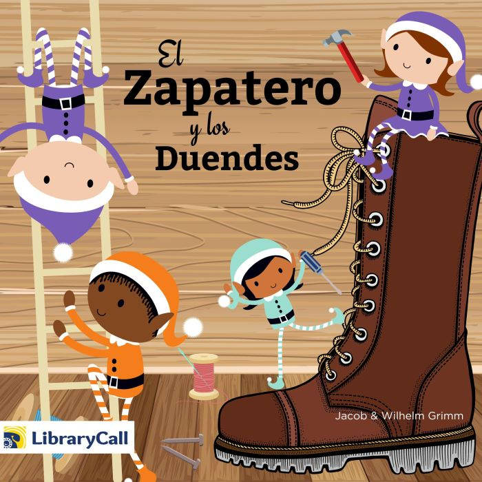 Portada de El zapatero y los duendes, de Jacob & Wilhelm Grimm, Molly Milazzo