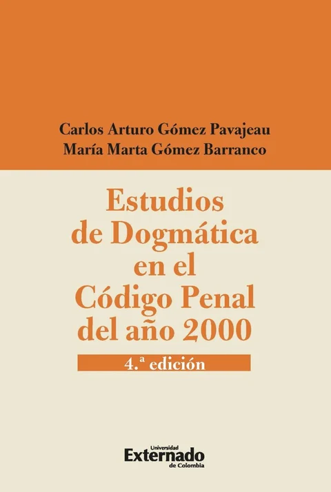 Portada de Estudios de dogmática en el código penal del año 2000