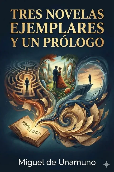 Portada de Tres novelas ejemplares y un prólogo