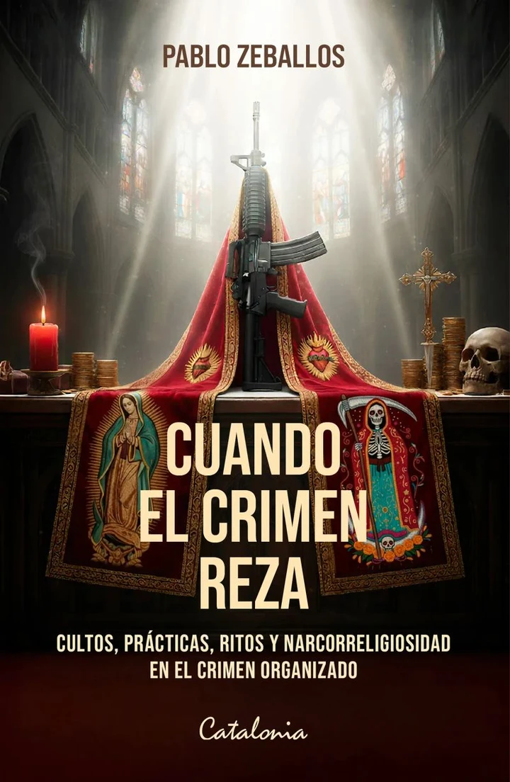 Portada de Cuando el crimen reza, de Pablo Zeballos