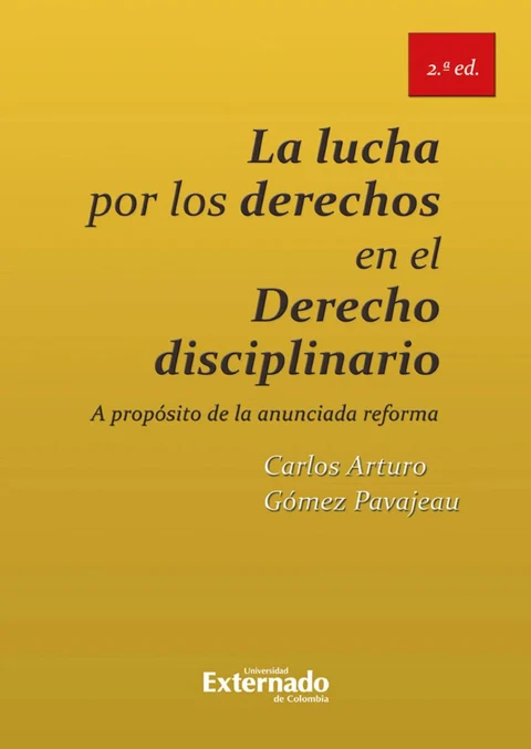Portada de La lucha por los derechos en el derecho disciplinario