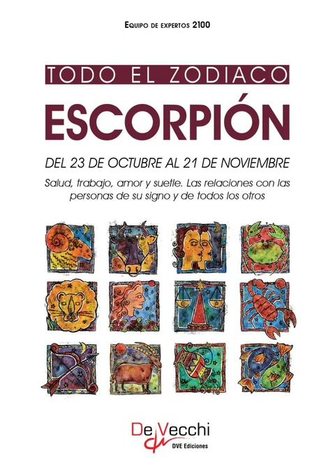 Portada de Todo el Zodiaco. Escorpión