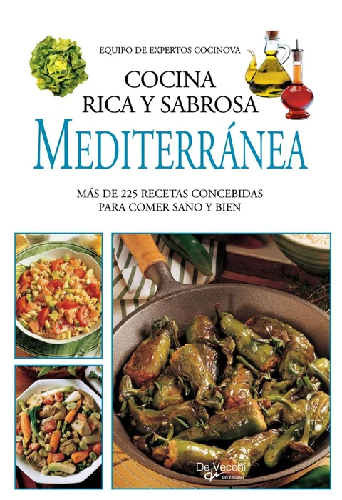 Portada de Cocina rica y sabrosa mediterránea