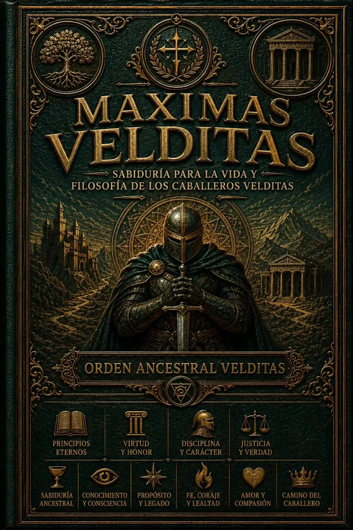 Portada de MÁXIMAS VELDITAS, de ORDEN ANCESTRAL VELDITAS