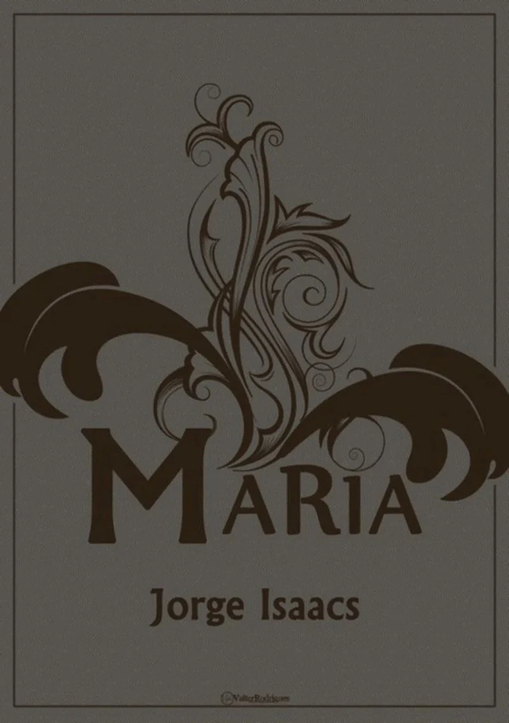 Portada de María, de Jorge Isaacs, Remigia de la Rosa