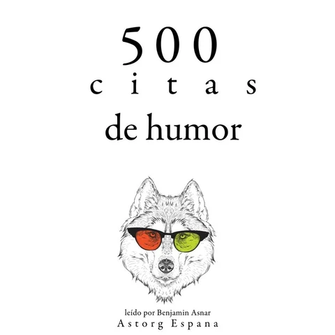Portada de 500 citas de humor