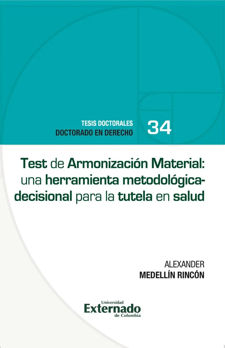 Portada de Test de armonización material, de Alexander Medellín Rincón