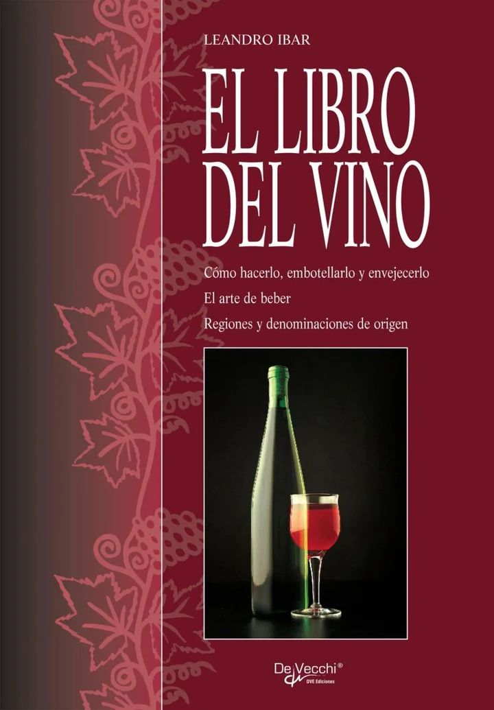 Portada de El libro del vino, de Leandro Ibar