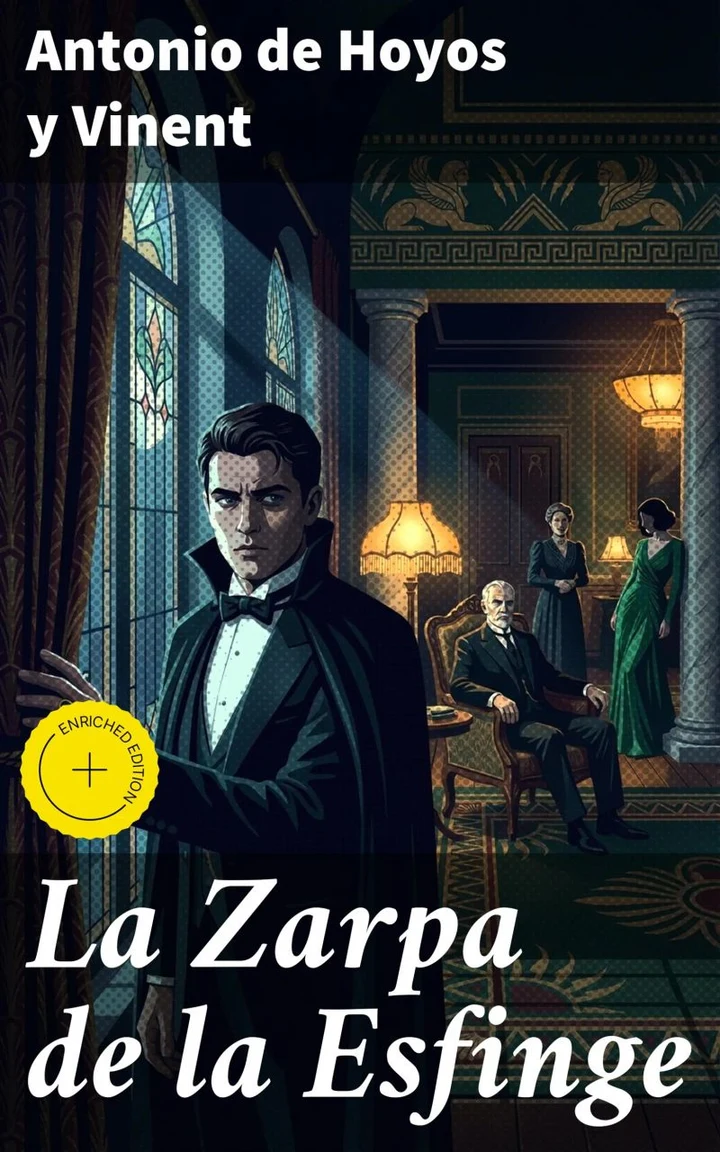 Portada de La Zarpa de la Esfinge, de Antonio de Hoyos y Vinent
