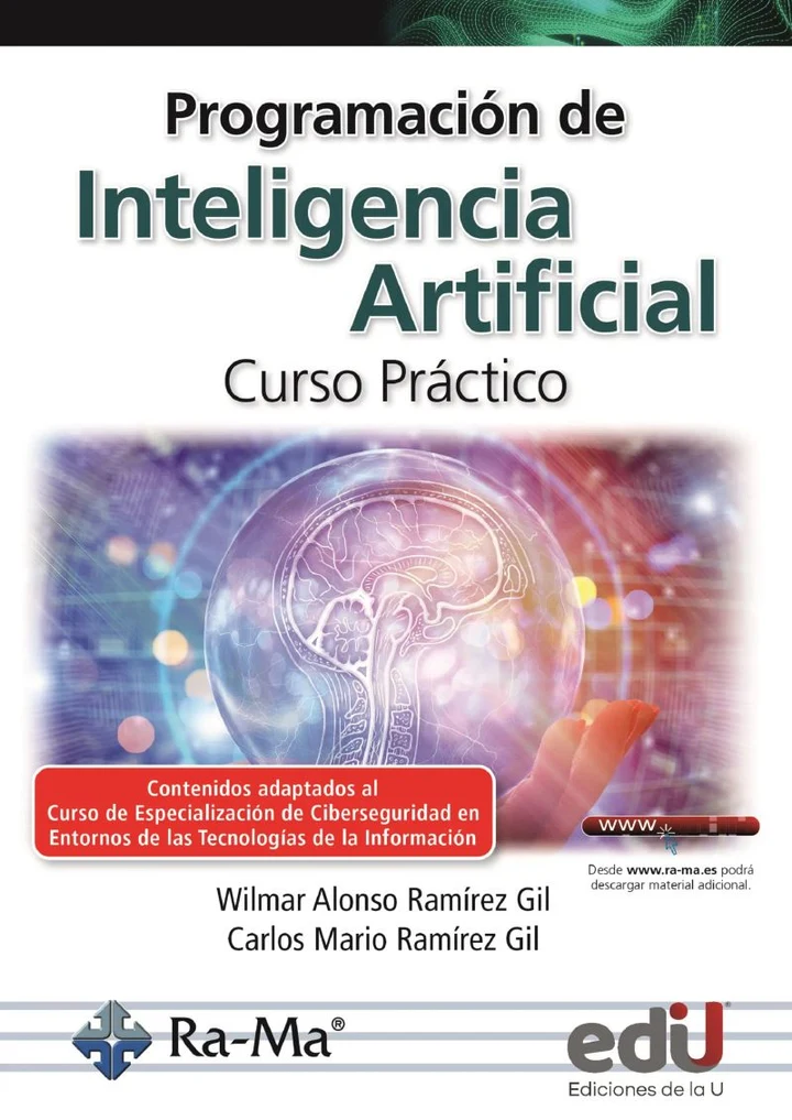 Portada de Programación de inteligencia artificial, de Carlos Ramírez, Wilmar Ramírez