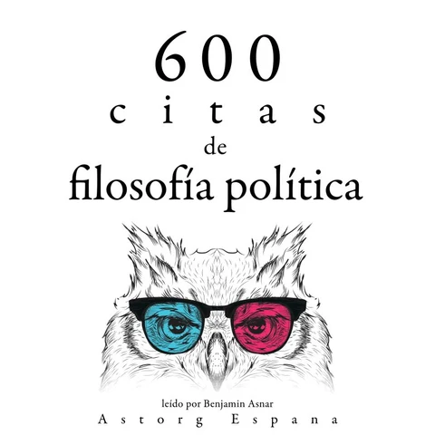 Portada de 600 citas de filosofía política