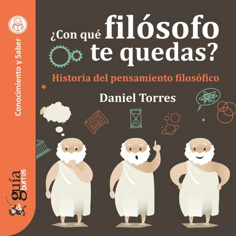 Portada de Guíaburros: ¿Con qué filósofo te quedas?