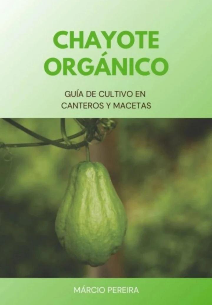 Portada de Chayote Orgánico, de Márcio Pereira