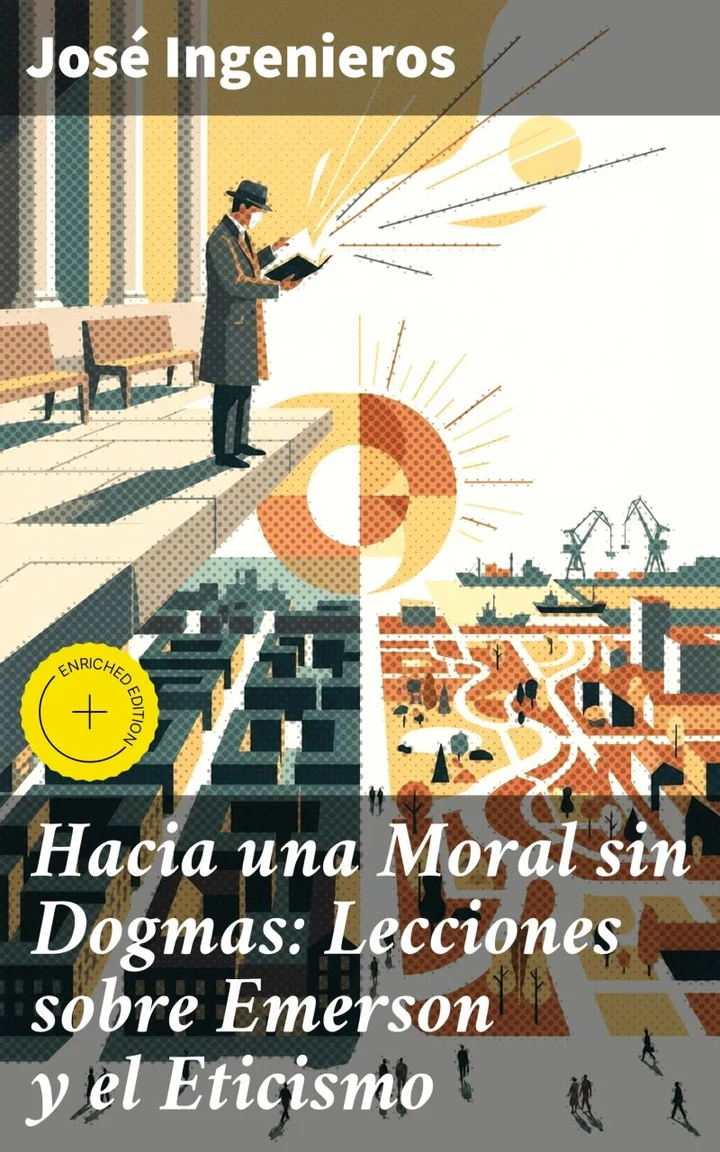 Portada de Hacia una Moral sin Dogmas: Lecciones sobre Emerson y el Eticismo, de José Ingenieros