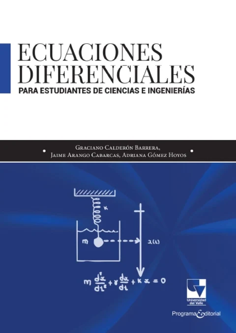 Portada de Ecuaciones diferenciales para estudiantes de Ciencias e Ingenierías