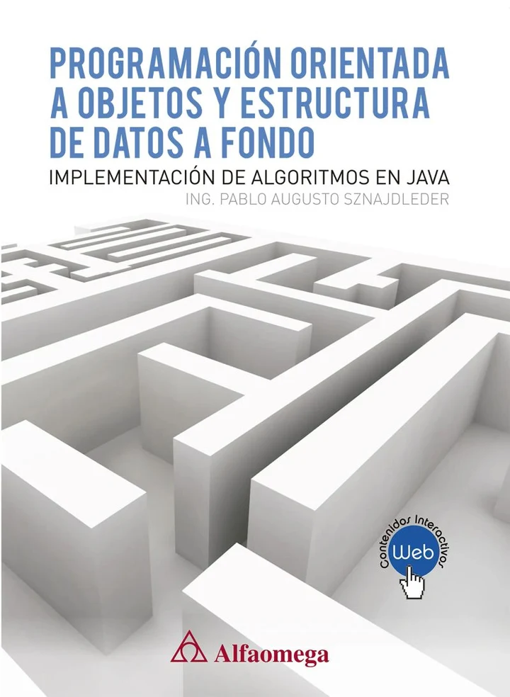 Portada de Programacion Orientada a Objetos y Estructura de Datos a Fondo, de Pablo Sznajdleder