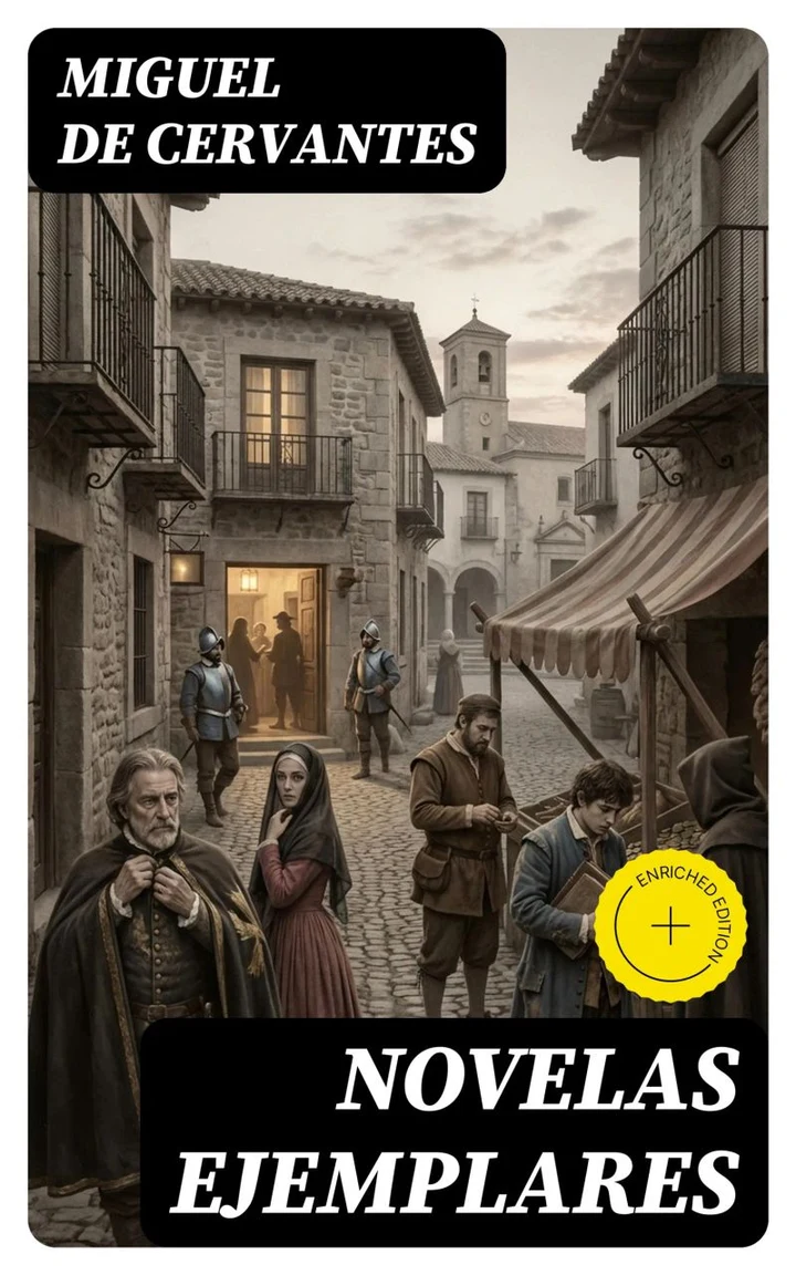 Portada de Novelas Ejemplares, de Miguel de Cervantes