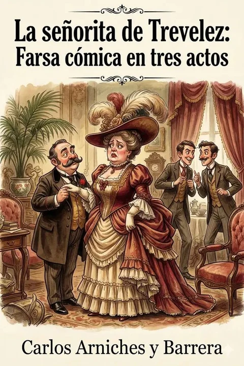 Portada de La señorita de Trevelez: Farsa cómica en tres actos