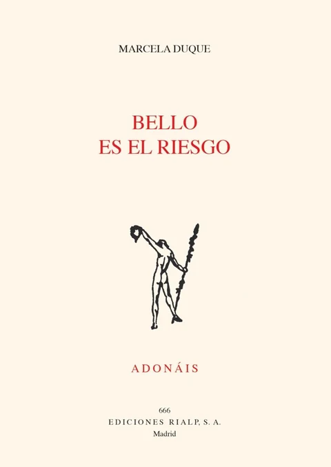 Portada de Bello es el riesgo