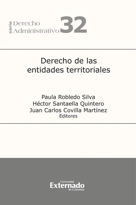 Portada de Derecho de las entidades territoriales