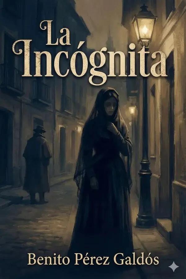 Portada de La Incógnita, de Benito Pérez Galdós