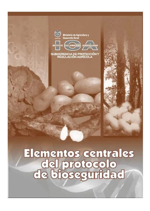 Portada de Elementos centrales del protocolo de bioseguridad