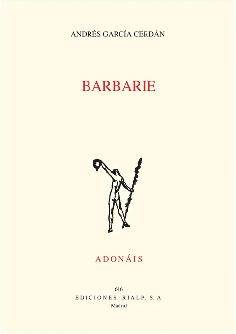 Portada de Barbarie