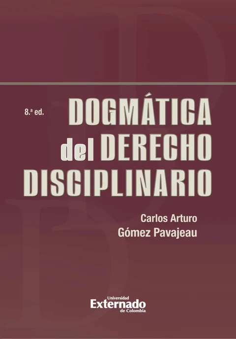 Portada de Dogmática del derecho disciplinario