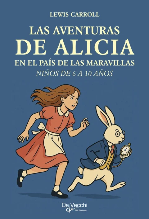 Portada de Las aventuras de alicia en el país de las maravillas Actualizado y adaptado para niños de 6 a 10 años