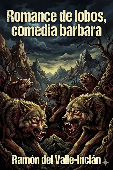 Portada de Romance de lobos, comedia barbara