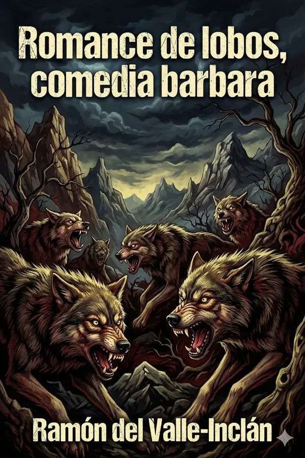 Portada de Romance de lobos, comedia barbara, de Ramón del Valle-Inclán