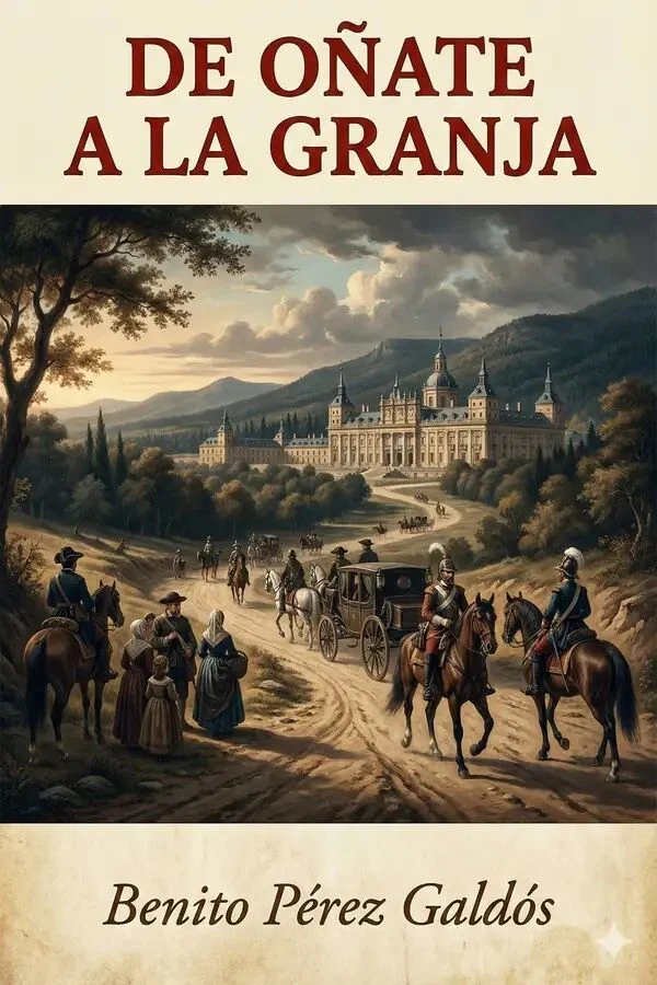 Portada de De Oñate a La Granja, de Benito Perez Galdos