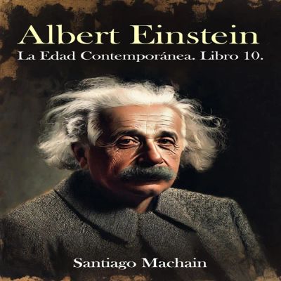 Portada de Albert Einstein, de Santiago Machain
