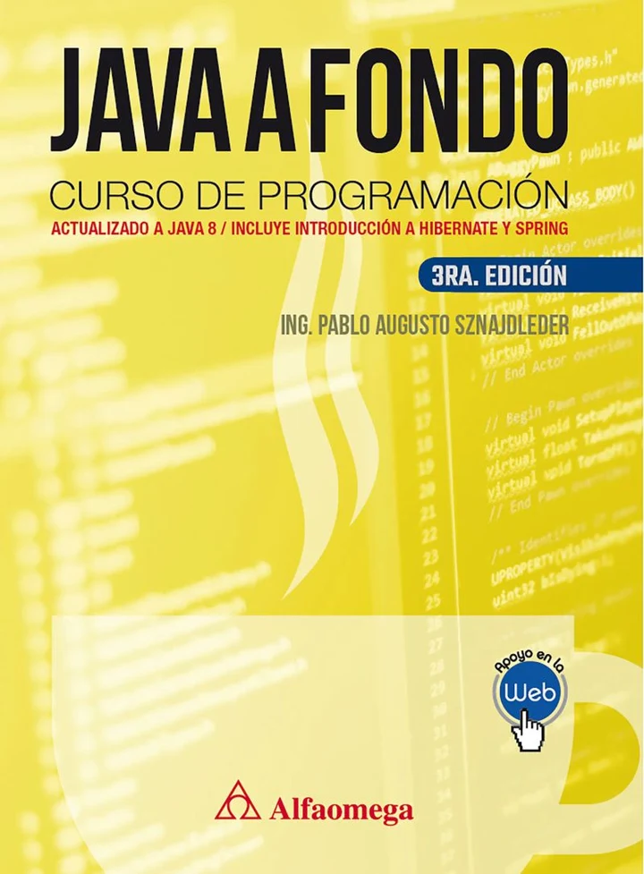 Portada de Java a fondo, de Pablo Sznajdleder