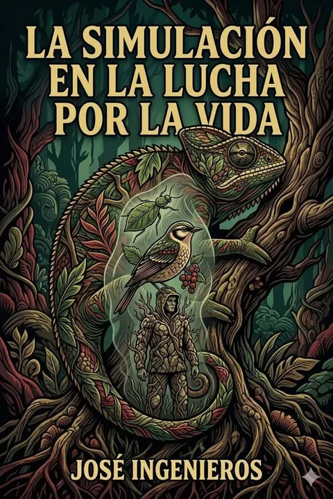 Portada de La simulación en la lucha por la vida