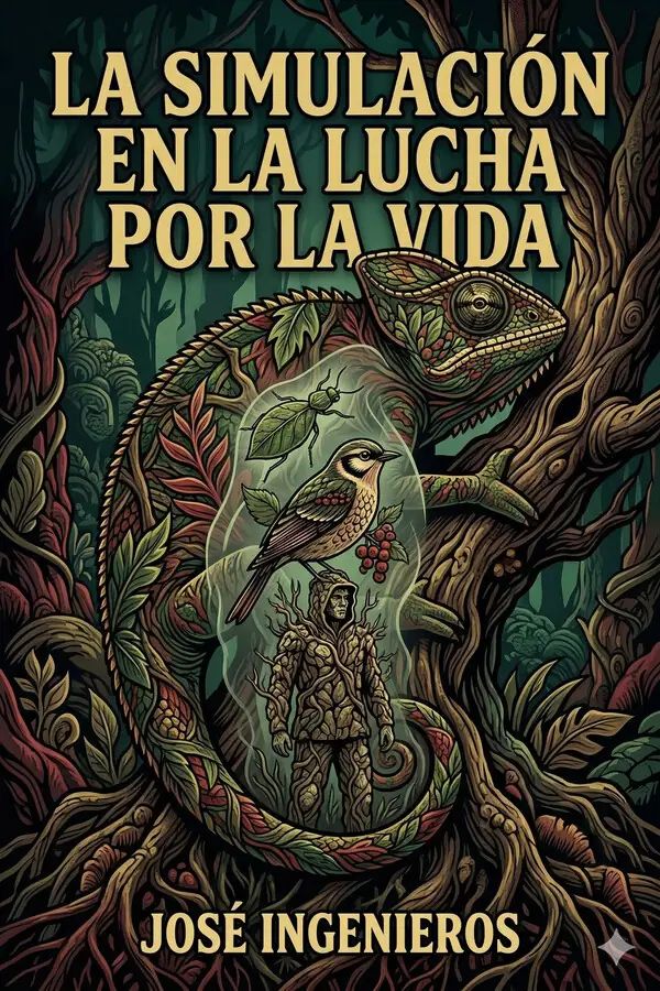 Portada de La simulación en la lucha por la vida, de José Ingenieros