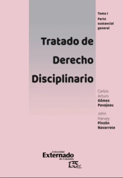 Portada de Tratado de derecho disciplinario, tomo I: Parte sustancial general