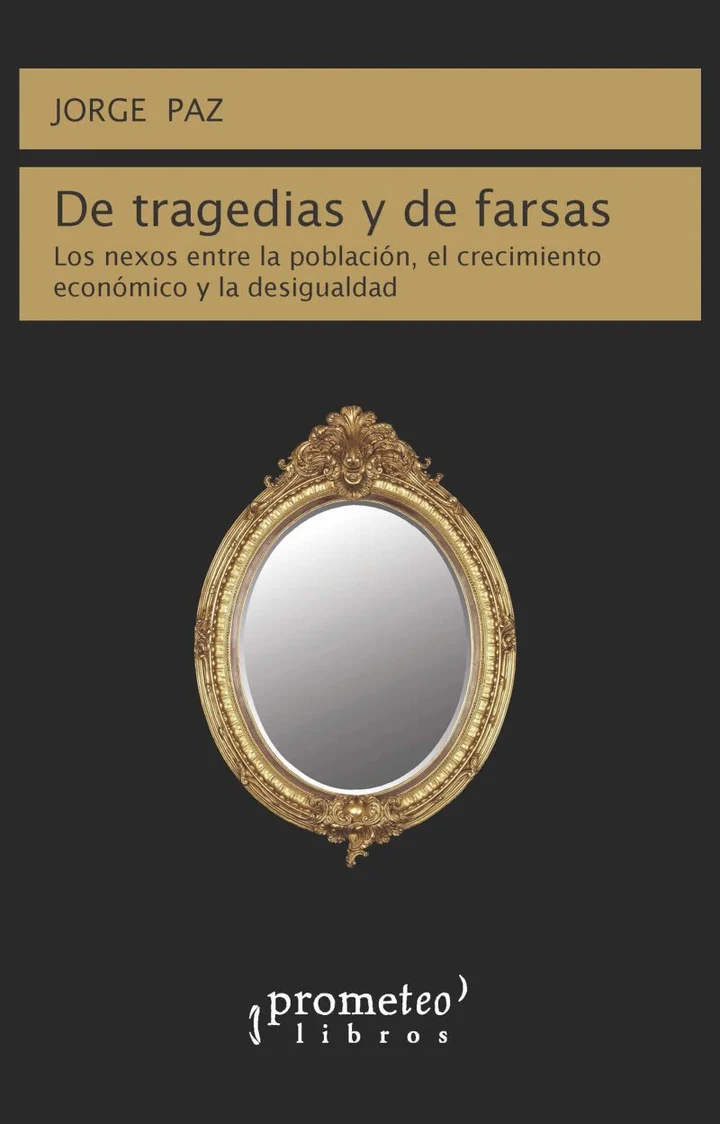 Portada de De tragedias y de farsas, de Jorge Paz