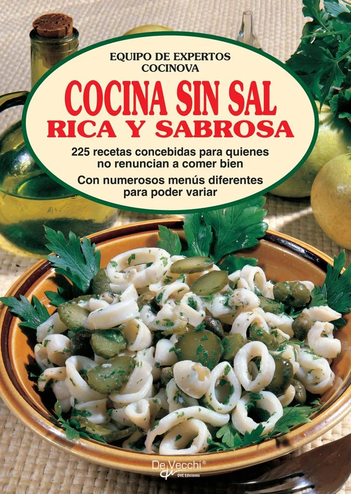 Portada de Cocina sin sal rica y sabrosa, de Equipo de expertos Cocinova